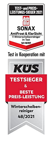 SONAX AntiFrost+KlarSicht Gebrauchsfertig bis -20° C (5 Liter) schneller, schlierenfreier und effektiver Scheibenreiniger für den Winter | Art-Nr. 03325000 - 4