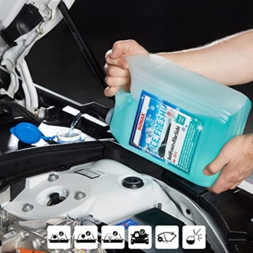 SONAX AntiFrost+KlarSicht IceFresh Gebrauchsfertig bis -20° C (5 Liter) schneller, schlierenfreier und effektiver Scheibenreiniger für den Winter | Art-Nr. 01335410 - 7