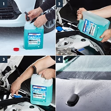 SONAX AntiFrost+KlarSicht IceFresh Gebrauchsfertig bis -20° C (5 Liter) schneller, schlierenfreier und effektiver Scheibenreiniger für den Winter | Art-Nr. 01335410 - 8