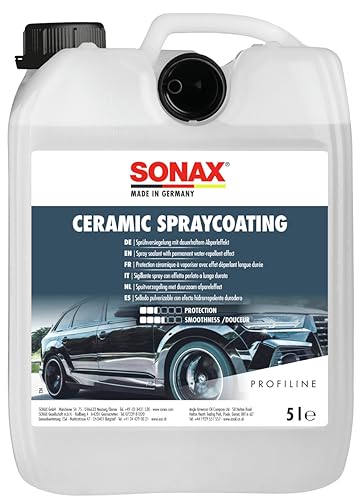 SONAX Ceramic SprayCoating (5 Liter) Sprühkonservierer mit SI-Carbon-Technologie, intensiviert Farben und schützt den Lack bis zu 4 Monate | Art-Nr. 02575000, neutral - 1