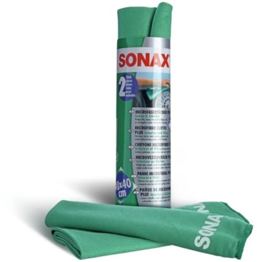 SONAX Innenraum+Scheibe-Set mit Tasche (11-teilig) zur Reinigung aller Flächen im Autoinnenraum mit langanhaltendem Schutz | Art-Nr. 07688000 - 14