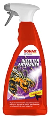 SONAX InsektenEntferner Sonderedition 2023 (1 Liter) zur Entfernung von Insektenresten auf Glas-, Lack-, Chrom- und Kunststoffoberflächen | Art-Nr. 05334410 - 1