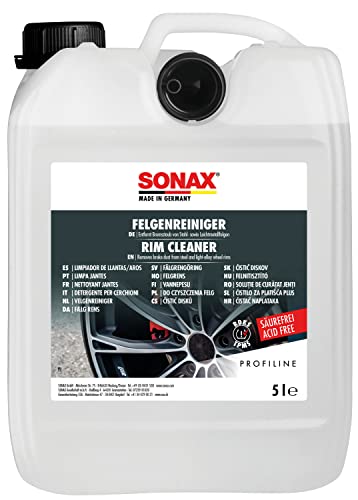 SONAX PROFILINE FelgenReiniger (5 Liter) entfernt Bremsstaub von Stahl- sowie Leichtmetallfelgen | Art-Nr. 02305000 - 1
