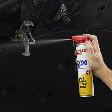 SONAX SX90 PLUS mit EasySpray (400 ml) Multifunktionsöl mit extremer Schmierwirkung, schützt, konserviert, reinigt & pflegt, silikonfrei, transparent | Art-Nr. 04744000 - 2