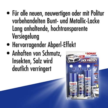SONAX XTREME Ceramic LackProtect (240 ml) widerstandsfähige 9-monatige Keramikversiegelung für den Autolack, Glanz- & Abperl-Effekt, erleichtert die Reinigung | Art-Nr. 02479410 - 3