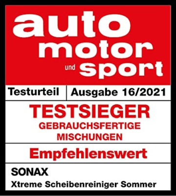 SONAX XTREME ScheibenReiniger 1:100 (250 ml) sorgt sekundenschnell für klare Sicht | Art-Nr. 02711410 , (1er Pack) - 9