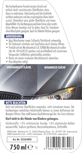SONAX Xtreme TrockenWäsche (750 ml) zur fleckenfreien Reinigung von verschmutzten Oberflächen ohne Wasser | Art-Nr. 03264000 - 2