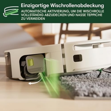 iRobot Roomba Max 705 Combo Saugroboter + AutoWash Dock: ausfahrbare, selbstreinigende Wischrolle, Wischabdeckung, Doppelbürsten, Selbstentleerung, Heißwäsche und Trocknung, umfährt Hindernisse, LiDAR - 10