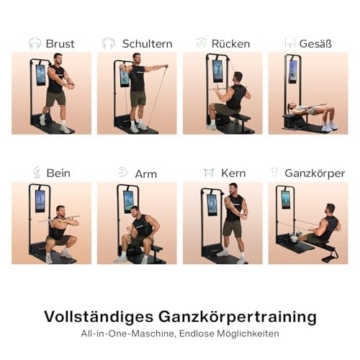 Speediance Gym Monster 2 Smart Home Gym, Upgraded AI-Powered Home Workout Maschine, Multifunktionale Smith Maschine, Ganzkörper-Krafttraining Fitnessgeräte, All-in-One Workout Station(Works Plus 2.0) - 4