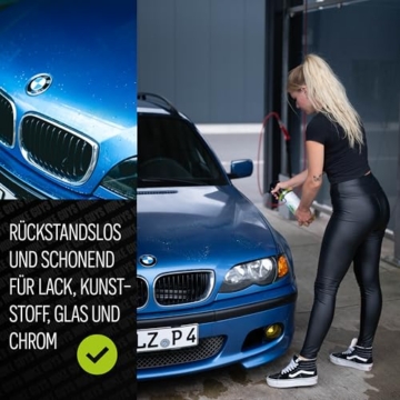 Auto & Motorrad Insektenentferner | Nuke Guys Bug Swipe Insektenreiniger 1l | starker Vorreiniger gegen Insekten Mücken Fliegen Vogelkot - 4