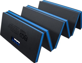 BGS 74483 | Weichschaum-Knie- und Arbeitsmatte | faltbar | 3-in-1 | Liegematte 1200 x 420 x 30 mm | Kniekissen 600 x 420 x 60 mm | Sitzblock 195 x 420 x 180 mm - 1