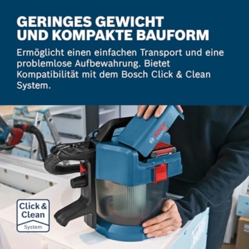 Bosch PRO Akku-Staubsauger GAS 18V-10 L | GAS 18V-10L(C) solo CLC - 6