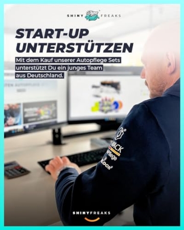 chemicalworkz EVO Mini Akku Poliermaschine 25-teiliges Set I Exzenter & Rotation I mit Akkus Adaptern Stütztellern Pads Sonax-Polituren und Zubehör - 5