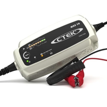 CTEK MXS 10 Batterieladegerät 12V für große Fahrzeugbatterien | Für Boot, Wohnwagen & größere Fahrzeuge, professionelle Ladetechnologie, robust & zuverlässig - 1