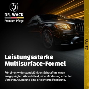 Dr. Wack – A1 All in ONE Care & Protect Autopflege 500 ml I Für alle Auto-Außenoberflächen I Schutz, Pflege & Versiegelung in 1 Schritt I Lackpflege, Felgenschutz, Reifenpflege & Regenabweiser - 3