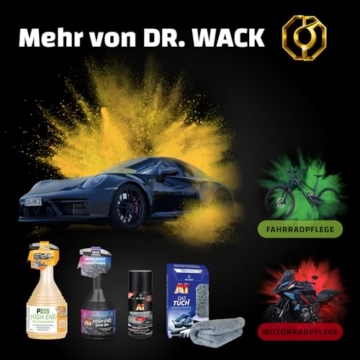 Dr. Wack – A1 All in ONE Care & Protect Autopflege 500 ml I Für alle Auto-Außenoberflächen I Schutz, Pflege & Versiegelung in 1 Schritt I Lackpflege, Felgenschutz, Reifenpflege & Regenabweiser - 8