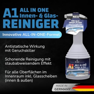 DR. WACK - A1 All in One Innen- & Glasreiniger 500 ml - Autoinnenreiniger - 2