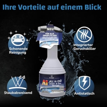 DR. WACK - A1 All in One Innen- & Glasreiniger 500 ml - Autoinnenreiniger - 4