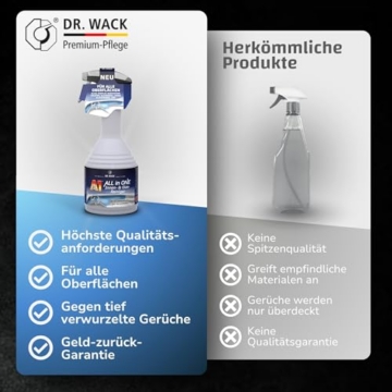 DR. WACK - A1 All in One Innen- & Glasreiniger 500 ml - Autoinnenreiniger - 5