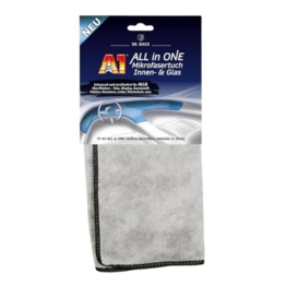 Dr. Wack A1 All in ONE Mikrofasertuch Innen & Glas - 40 x 40 cm - Auto-Reinigungstuch - extrem weich & saugstark - 100% fusselfrei - schonende & streifenfreie Autoreinigung - Hochwertige Autopflege - 1