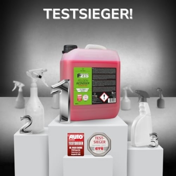 DR. WACK P21S Felgenreiniger Power Gel 5 Liter - Felgen-Spray mit Gel-Formel & Wirkindikator - Schnelle & schonende Reinigung - Hochwertige Autopflege - 3