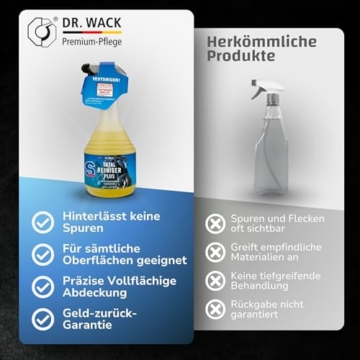 Dr. Wack - S100 Total Reiniger Plus 750 ml - Effektiver Motorrad-Reiniger mit Gel-Formel - Schonende Reinigung von Verschmutzungen - Hohe Ergiebigkeit & Reinigungskraft - Hochwertige Motorradpflege - 6