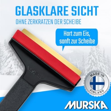 Eiskratzer Auto Messing Murska Scheibenkratzer Auto mit Messingklinge - 3