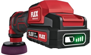 Flex Akku Polierer 10,8 V (Poliermaschine) PXE 80 10,8-EC/2,5 Set - 418102, Schwarz / Rot - 2