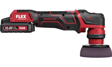 Flex Akku Polierer 10,8 V (Poliermaschine) PXE 80 10,8-EC/2,5 Set - 418102, Schwarz / Rot - 8