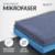 Glart 47TB 2er Set Auto Microfasertuch Trockentücher für Autopflege, Autolack, Motorrad, Küche, Geschirr - Mikrofasertuch Waffel Trockentuch - 70x40 cm blau, Mikrofasertücher auch für Fensterputzer - 2