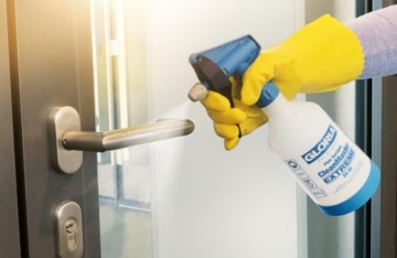Gloria Sprühflasche CleanMaster Extreme EX 05 | 0,5 L für Desinfektion | Ölfester Sprüher für Isopropanol, Desinfektionsmittel & Reinigungsmittel | Pumpsprüher mit Doppelhub-Pumpe | FKM-Dichtung - 5