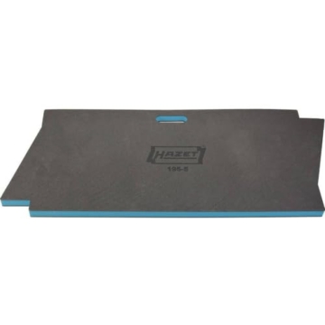 HAZET Mechaniker Matte 195-5, Höherer Komfort durch bessere Schaumqualität | Länge 975 mm, Breite 385 mm, Höhe 30 mm, 790 g, L x B x H: 975 mm x 385 mm x 30 mm, In HAZET Logoform, Abwischbar, Tragegriff - 1