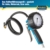 HAZET Reifenfüll-Messgerät, geeicht 9041G-1, Manometer-⌀ 80 mm | 585 g, 0-10 bar, Schlauchlänge 1000mm, Schlauch mit integriertem Momentstecknippel, für PKW, Motorrad usw. - 5