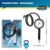 HAZET Reifenfüll-Messgerät, geeicht 9041G-1, Manometer-⌀ 80 mm | 585 g, 0-10 bar, Schlauchlänge 1000mm, Schlauch mit integriertem Momentstecknippel, für PKW, Motorrad usw. - 10