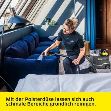 KÄRCHER Waschsauger Puzzi 8/1 | für die Reinigung von Polstern, Fleckentfernung auf textilen Flächen, inkl. kurzer Polsterdüse - 5
