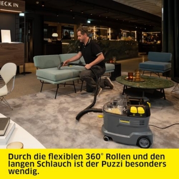 KÄRCHER Waschsauger Puzzi 8/1 | für die Reinigung von Polstern, Fleckentfernung auf textilen Flächen, inkl. kurzer Polsterdüse - 6