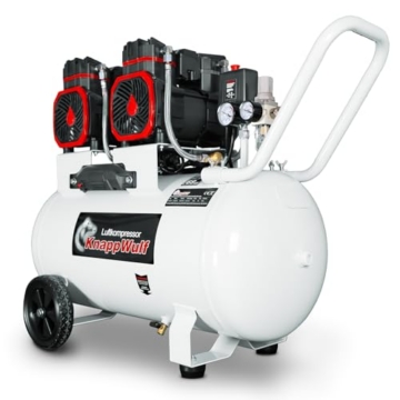 KnappWulf Flüsterkompressor KW6070 10 Bar 70L 3000W 4PS 69dB 230V ölfrei - 1