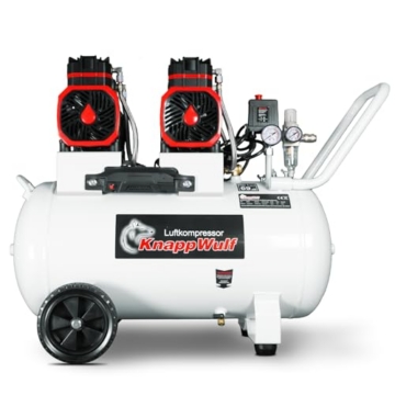 KnappWulf Flüsterkompressor KW6070 10 Bar 70L 3000W 4PS 69dB 230V ölfrei - 4