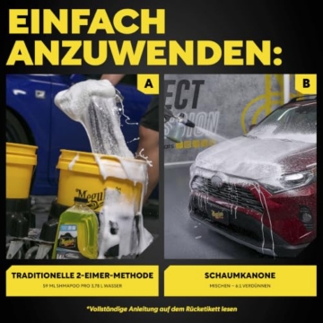 Meguiar’s Hybrid Ceramic Wash & Wax Autoshampoo 1420ml | Reinigt Sanft, Steigert Glanz und Glätte mit Hybrid-Keramik Wasserabperleffekt - G264848EU - 12