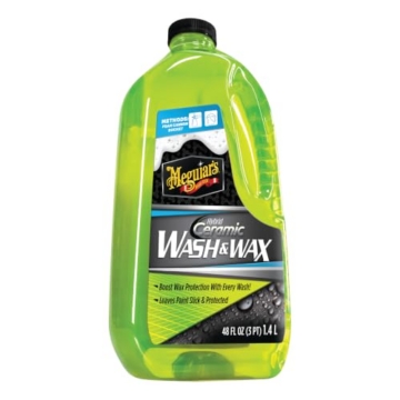 Meguiar’s Hybrid Ceramic Wash & Wax Autoshampoo 1420ml | Reinigt Sanft, Steigert Glanz und Glätte mit Hybrid-Keramik Wasserabperleffekt - G264848EU - 1