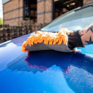Meguiar's Hybrid Wash Mitt Waschhandschuh - Beidseitige Mikrofaser für optimale Reinigung und Schutz, Maschinenwaschbar, wiederverwendbar, kratzfrei, Autopflege, X210200EU - 8