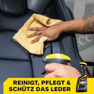 Meguiar's Lederpflege Auto - Leder Reinigung, Schutz & Glanz - Autositz Reiniger - Ultimate Leather Detailer G201316EU, 473ml - 3