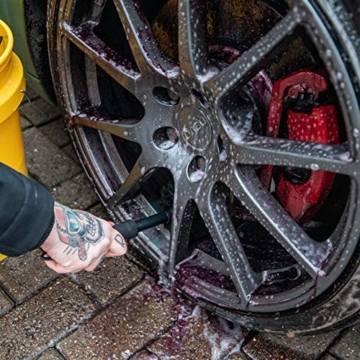 Meguiar's Supreme Wheel Brush - Felgenbürste Auto - Felgenreiniger Alufelgen - Sanfte + effektive Bürste für alle Felgentypen und Felgenoberflächen - Größe: Large 47x10cm - 4