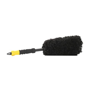 Meguiar's Supreme Wheel Brush Medium - Felgenbürste - Sichere Felgenreinigung, Dichter Mikrofaserflor, Abgewinkelter Schaft, X1902EU - 1