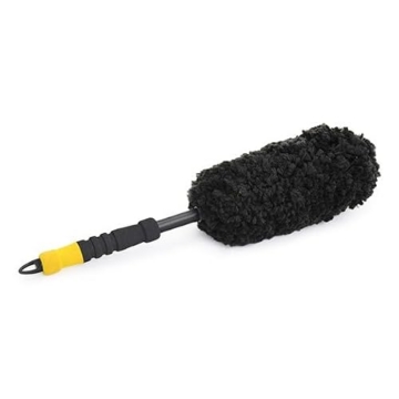 Meguiar's Supreme Wheel Brush Medium - Felgenbürste - Sichere Felgenreinigung, Dichter Mikrofaserflor, Abgewinkelter Schaft, X1902EU - 5