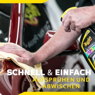 Meguiar's Ultimate Quik Spray Wax® Sprühwachs - Autopflege - Autowachs mit Abperleffekt - einfache Handanwendung - Glatte Schutzschicht für mehr Glanz- 473ml, G200916EU - 4
