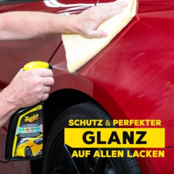 Meguiar's Ultimate Quik Spray Wax® Sprühwachs - Autopflege - Autowachs mit Abperleffekt - einfache Handanwendung - Glatte Schutzschicht für mehr Glanz- 473ml, G200916EU - 5