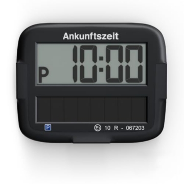 Needit Park Micro Solar I Elektronische Parkscheibe I Solarbetrieben | Null Batteriewechsel I Einzige elektronische Parkscheibe mit wiederaufladbarem Akku - 1
