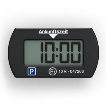 Needit Park Mini elektronische Parkscheibe I Kompakt mit 2 Displays | Automatische Parkscheibe mit Zulassung vom Kraftfahrt-Bundesamt I Mit 2 Displays I Maximale Funktion in minimalem Format - 1