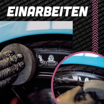 Nuke Guys Auto Reifengel 500ml Reifenpflege - pflegt und schützt den Gummi der Reifen - für intensives Schwarz - neuwertige Optik und langanhaltender Glanz - 4